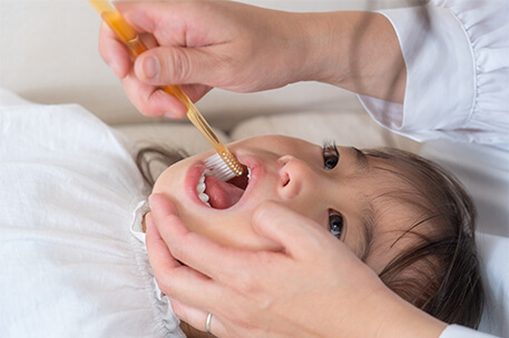 ブラッシング指導